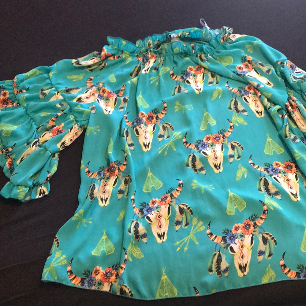Off the shoulder blouse
